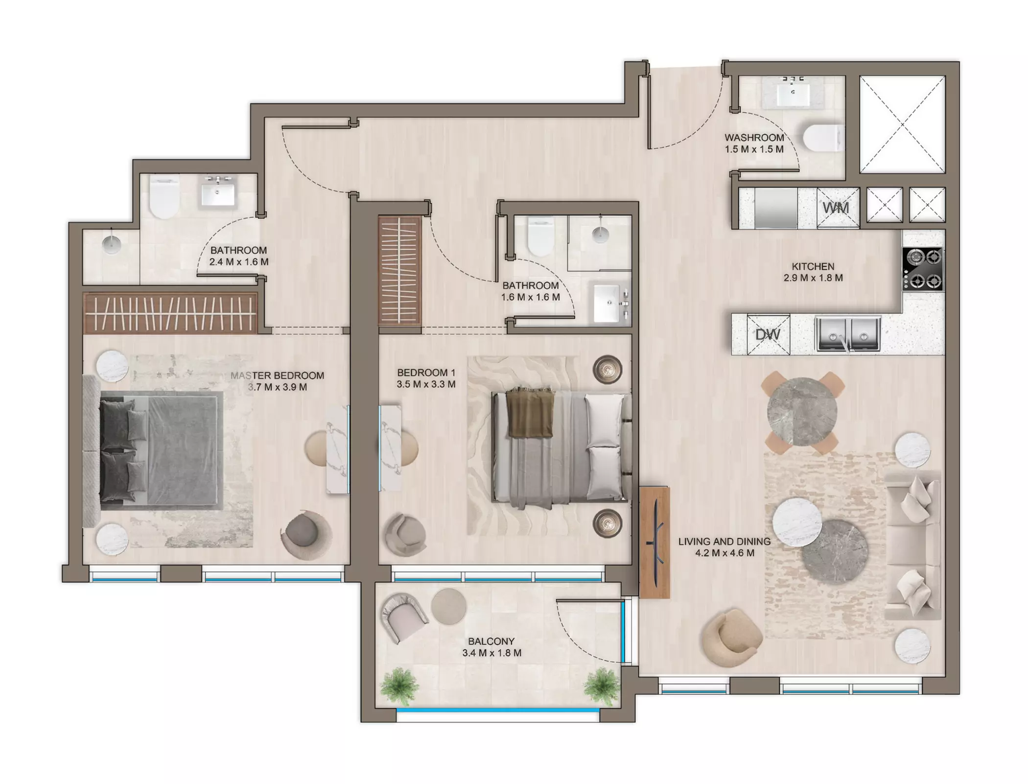 Unit floor plan image