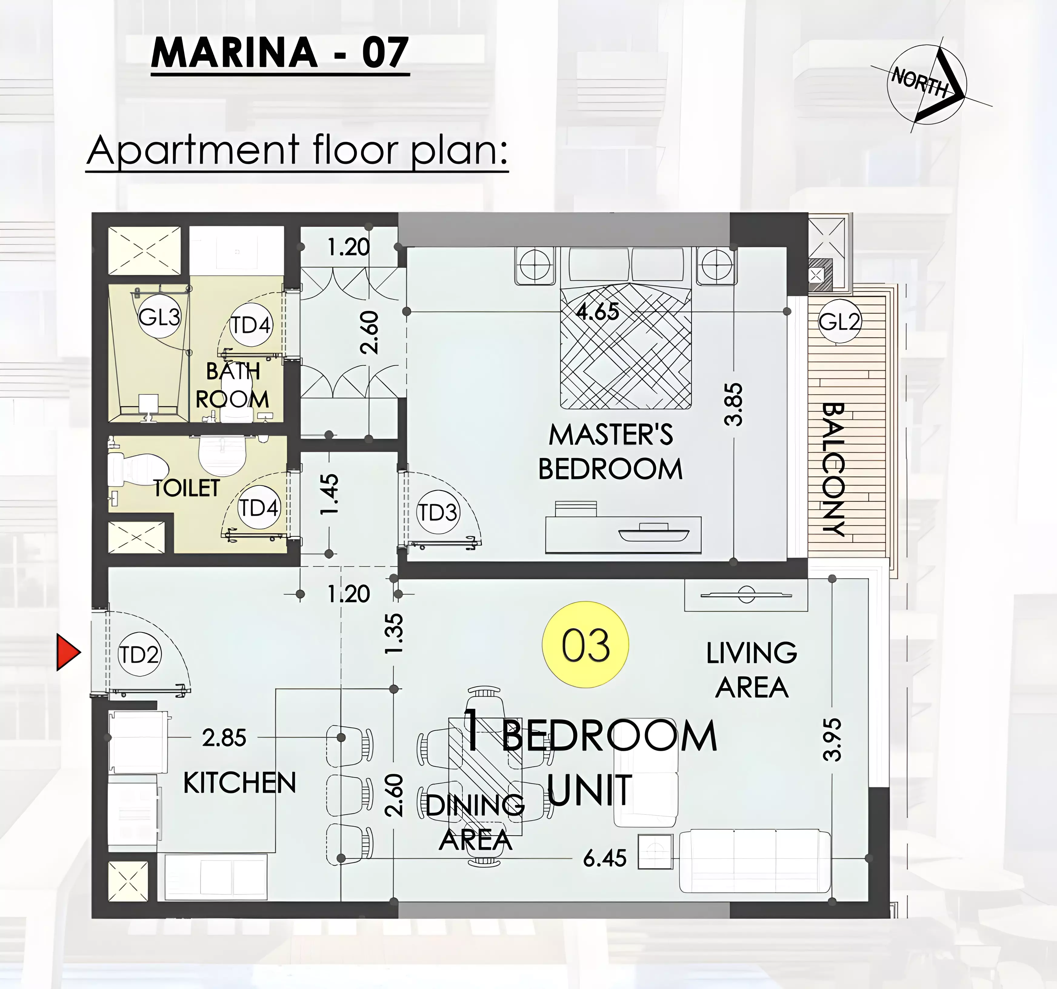 Unit floor plan image
