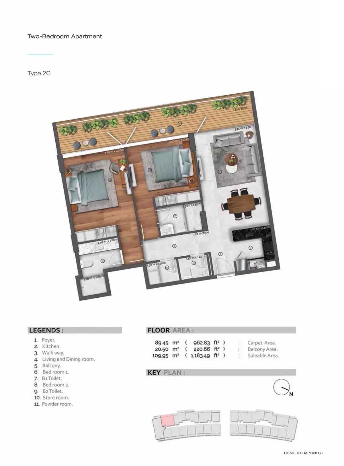 Unit floor plan image
