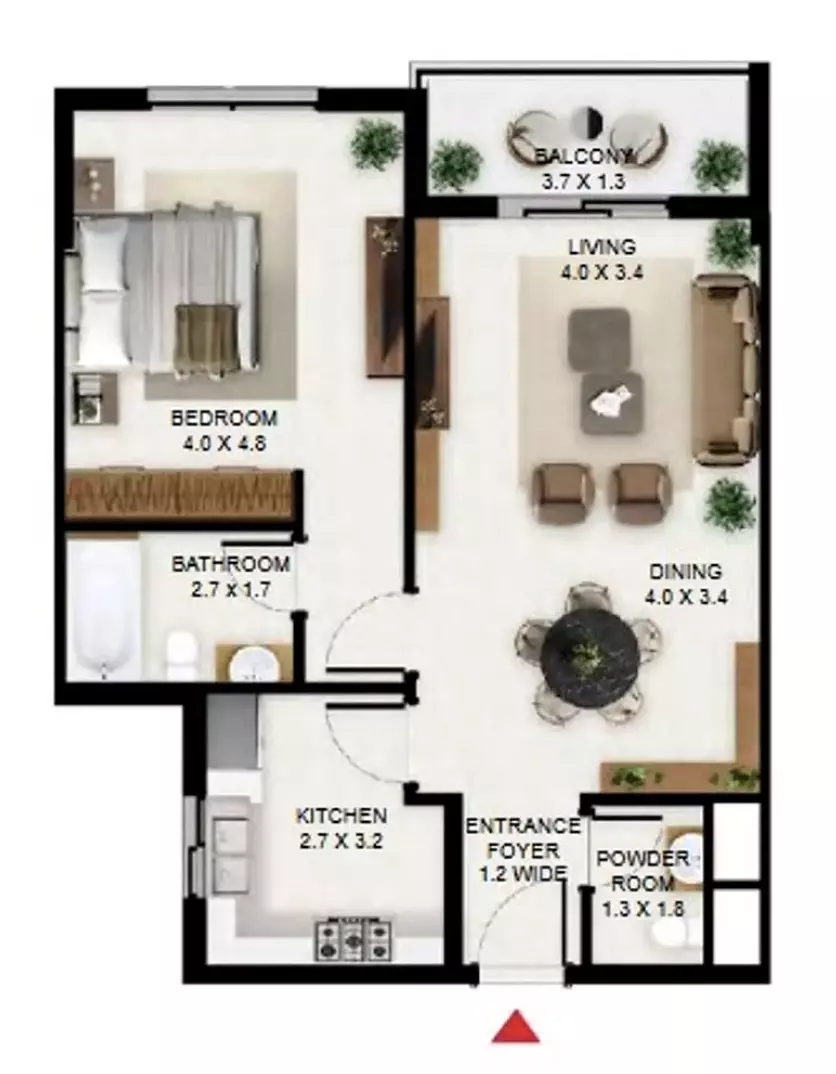 Unit floor plan image