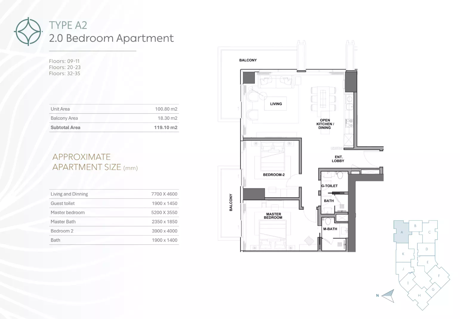 Unit floor plan image