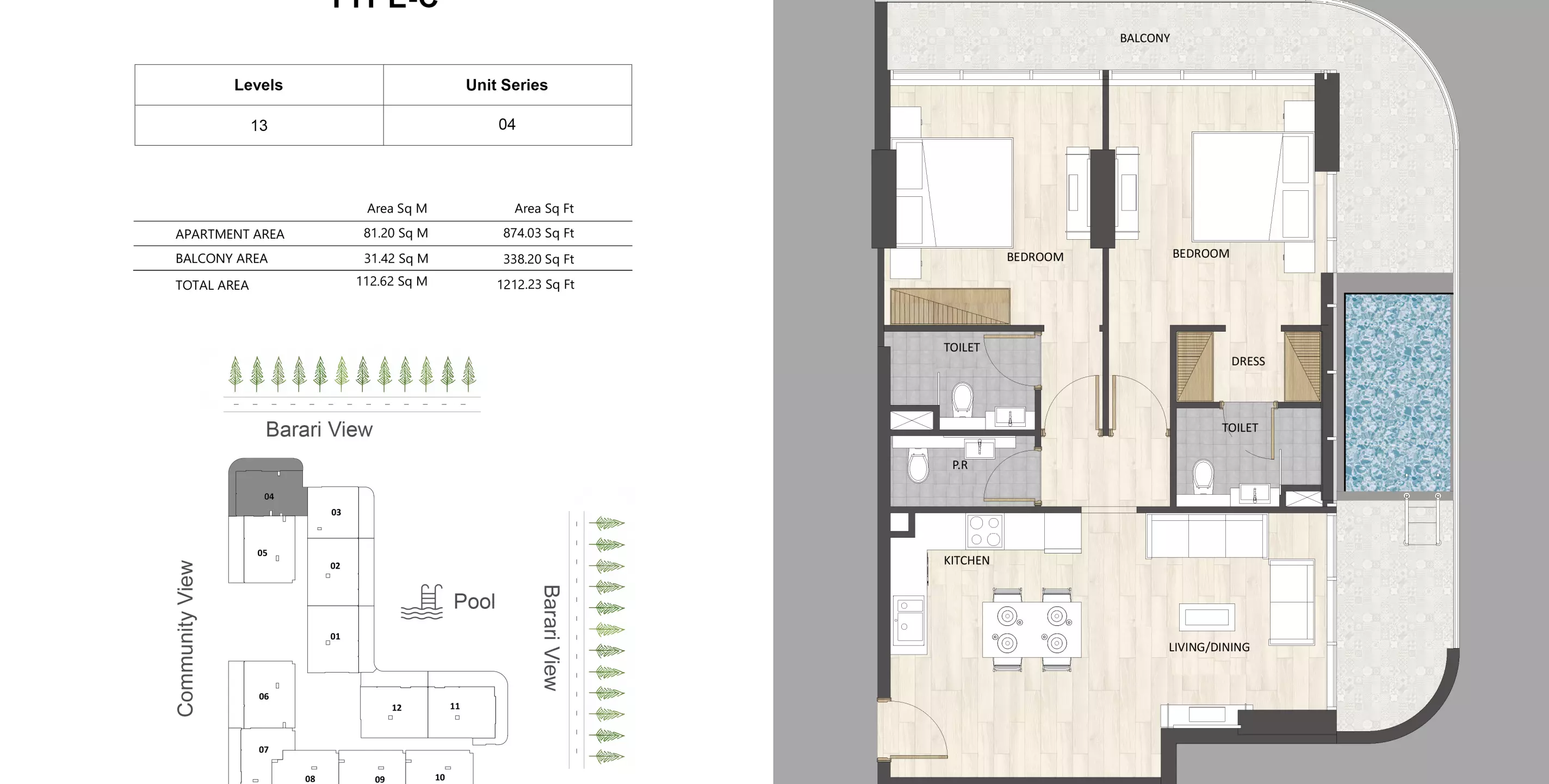 Unit floor plan image
