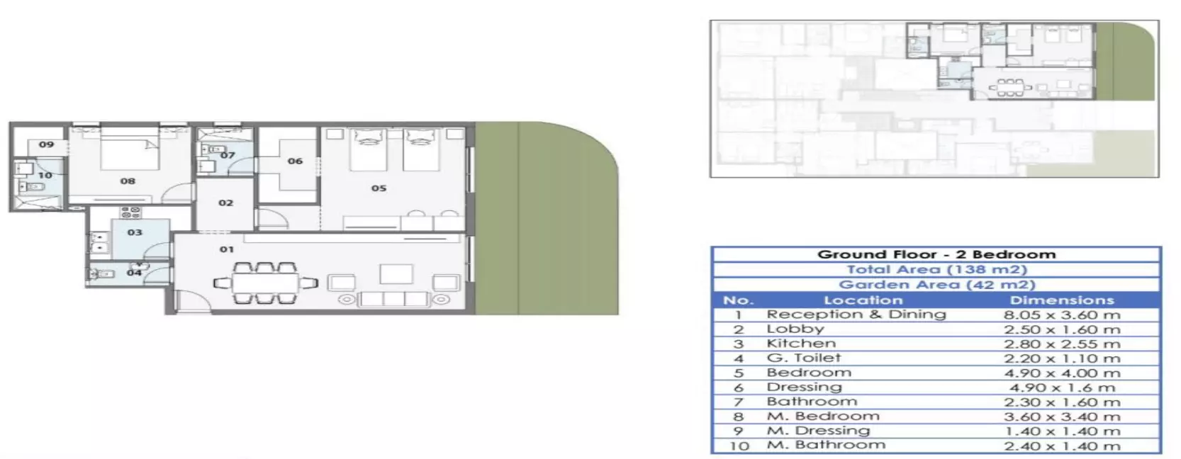 صورة مخطط ارضية الوحدة