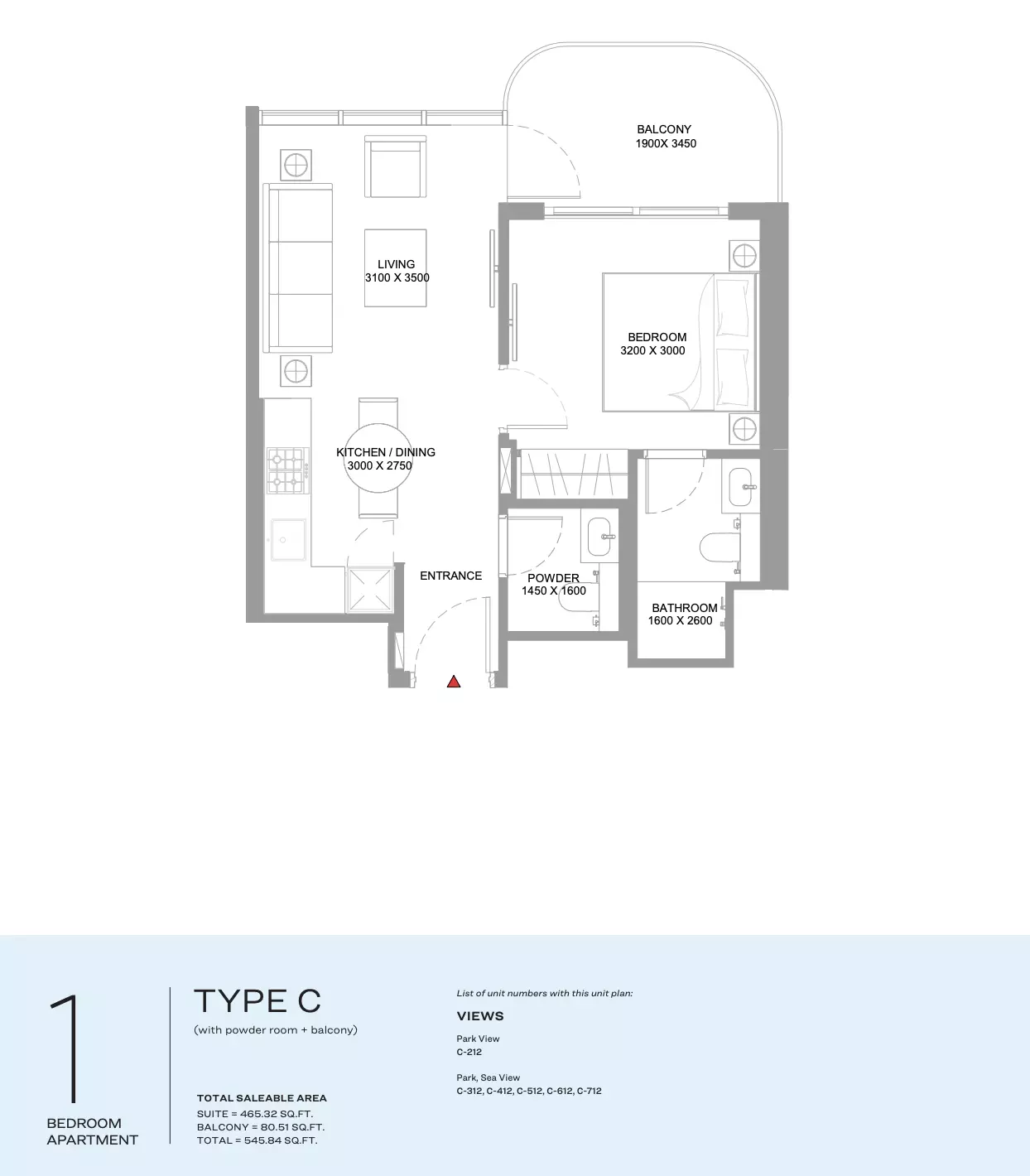 Unit floor plan image