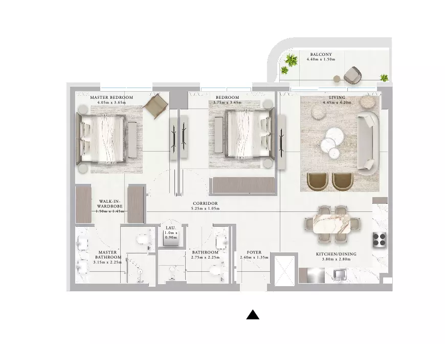 Ocean Star B2-Type 3E, 2 beds
