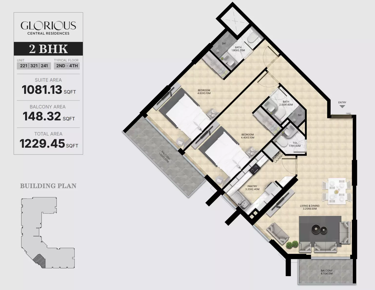 Unit floor plan image