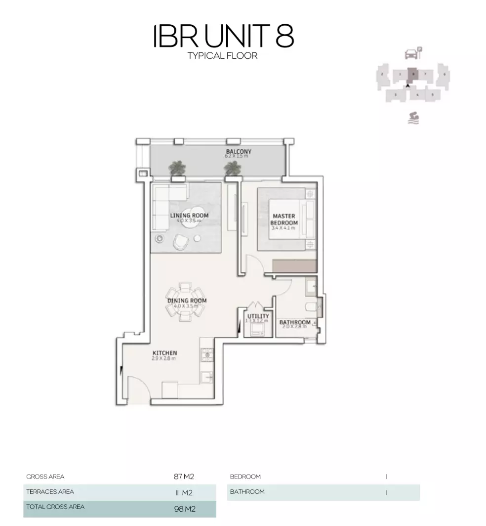 Unit floor plan image