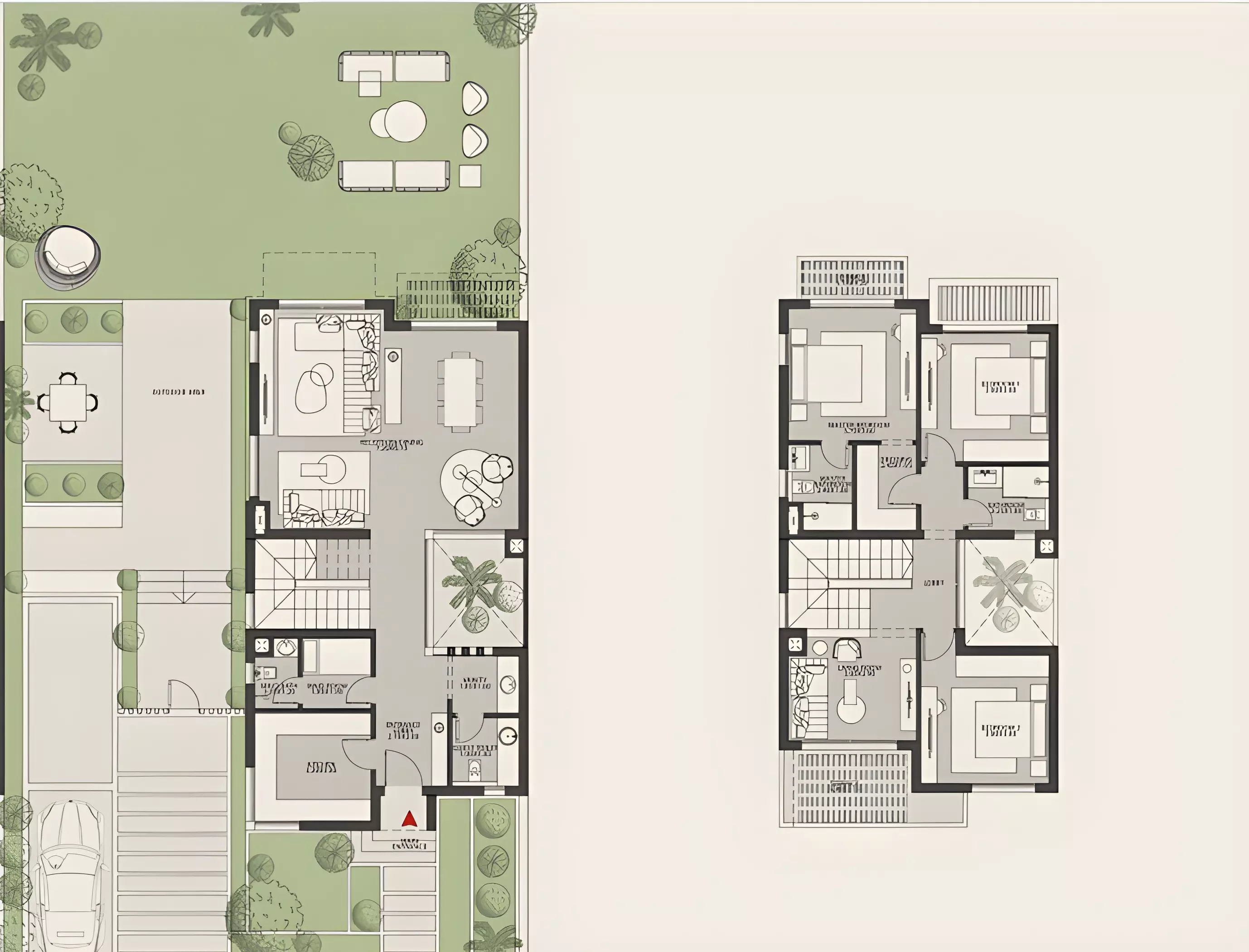 صورة مخطط ارضية الوحدة