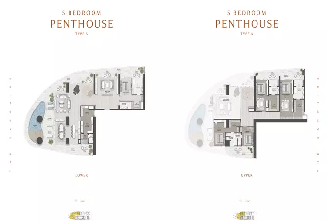 The Sapphire — 5BR floor plan