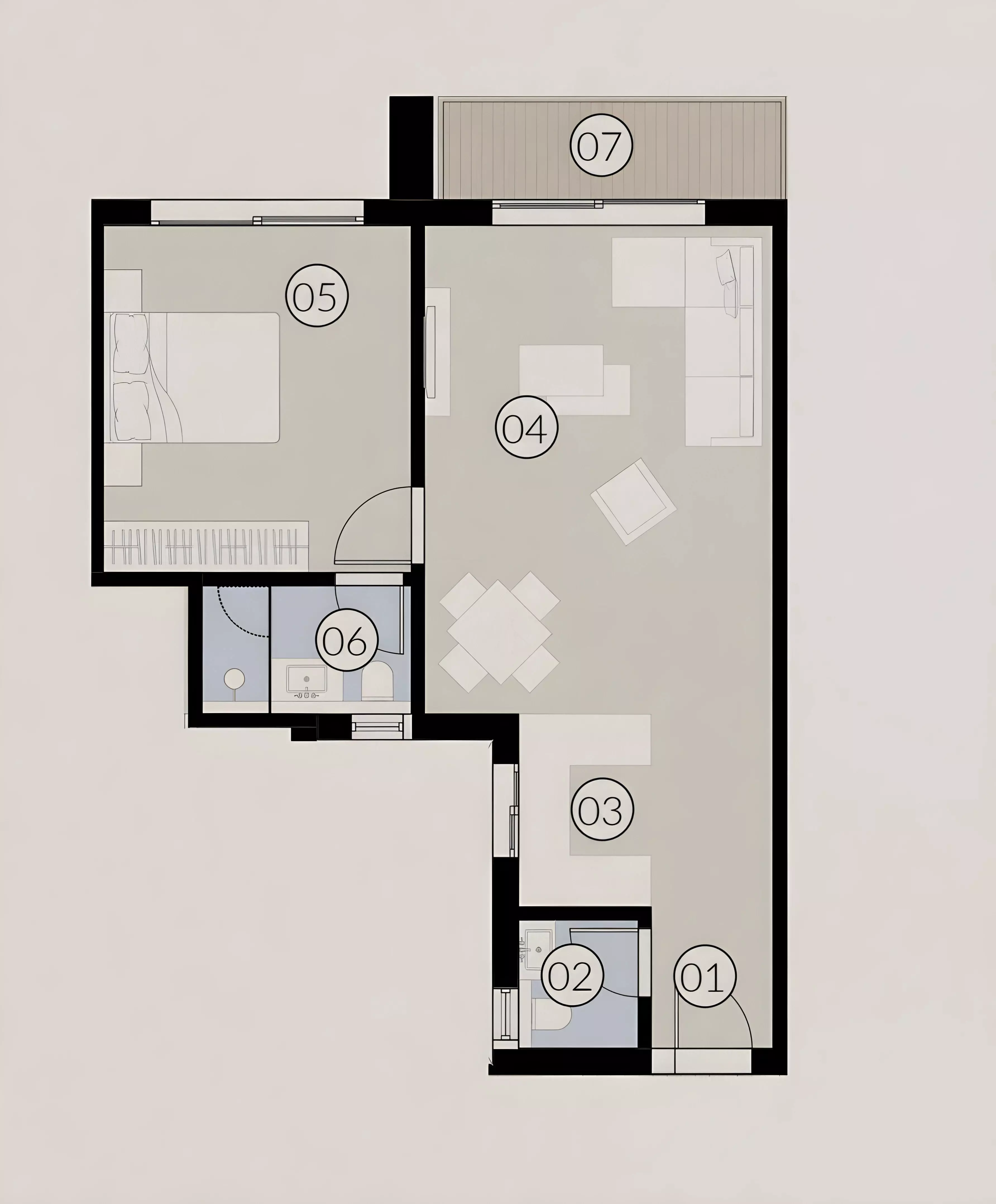 Unit floor plan image