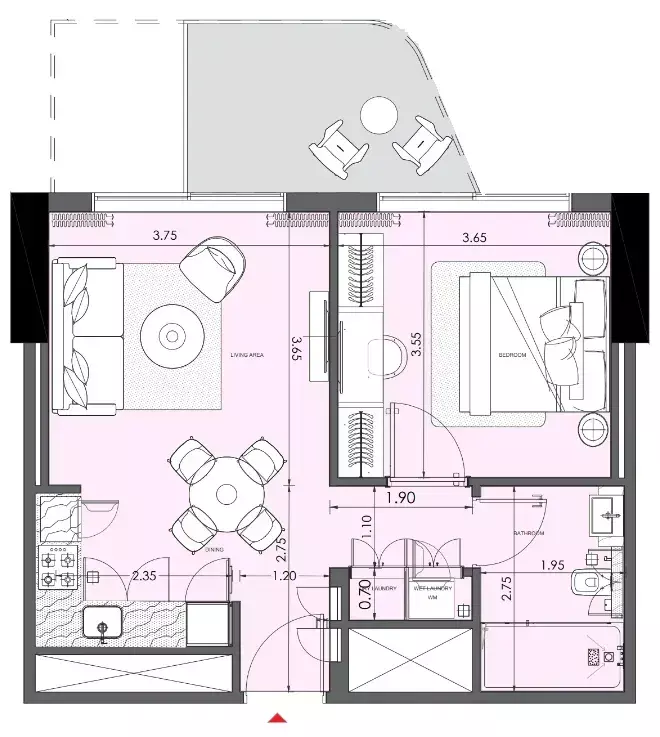 Unit floor plan image