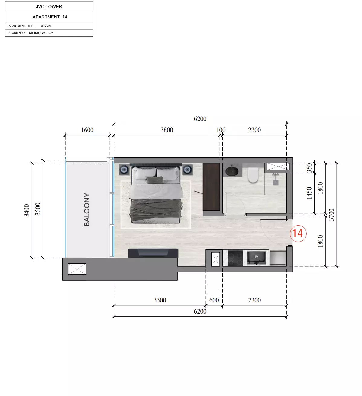 Unit floor plan image