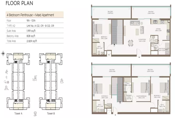 Equiti Home — 4BR floor plan