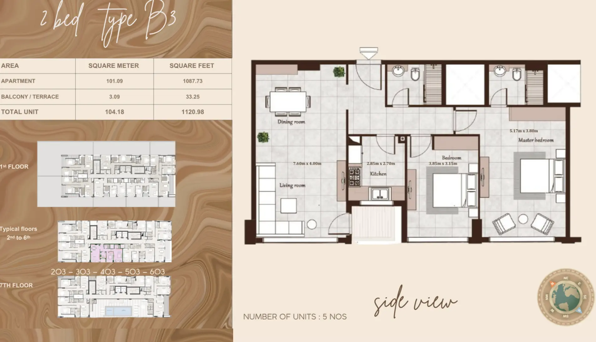 Maison Cannelle Residences - Type B3 Floor Plan