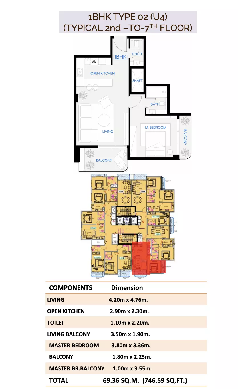 Unit floor plan image