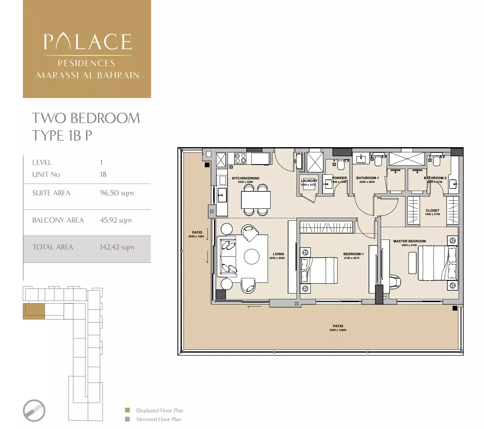 Unit floor plan image