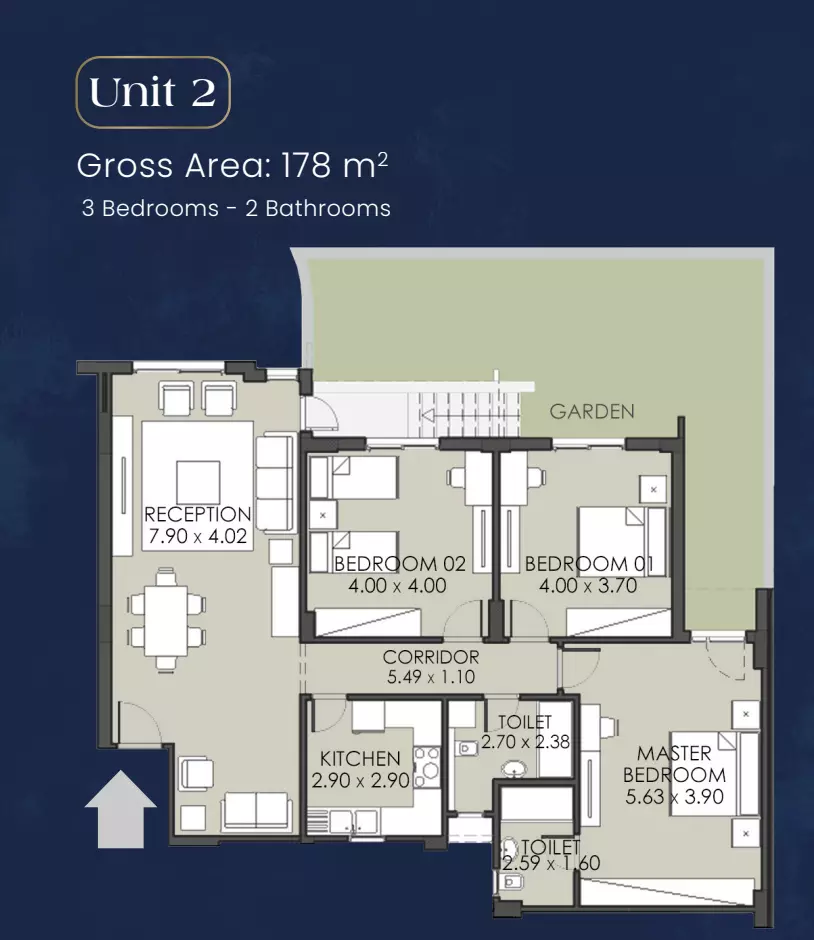 صورة مخطط ارضية الوحدة