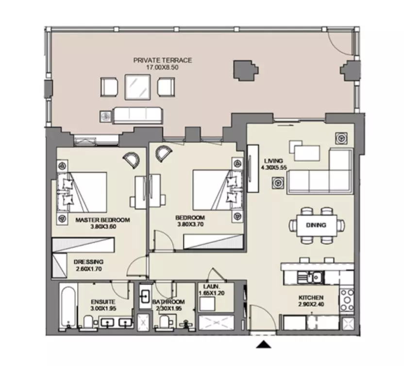Al Jazi B4-Type A1, Level Ground, 2 beds