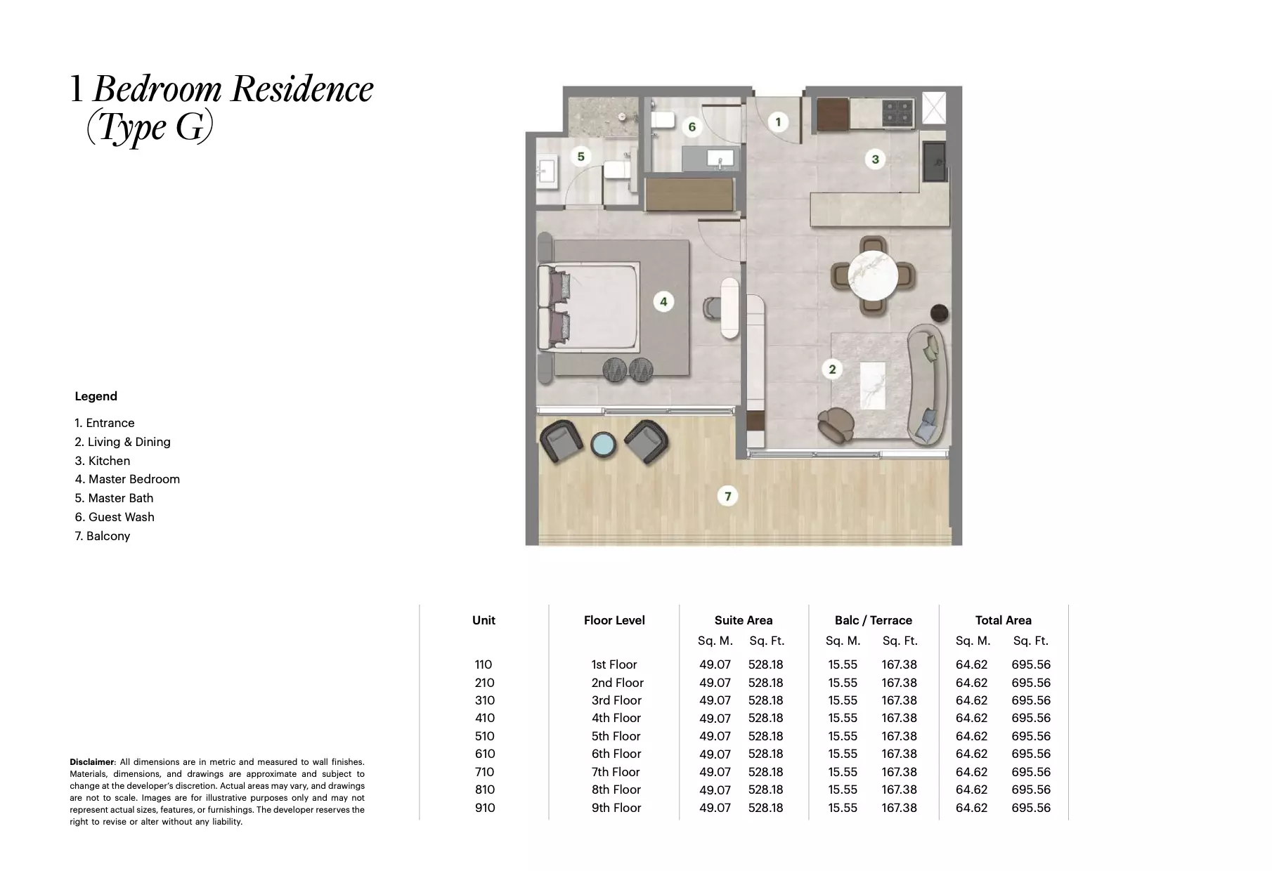 Unit floor plan image