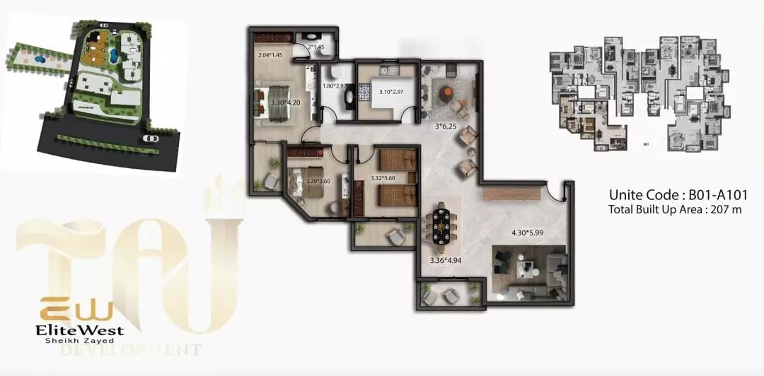 Unit floor plan image