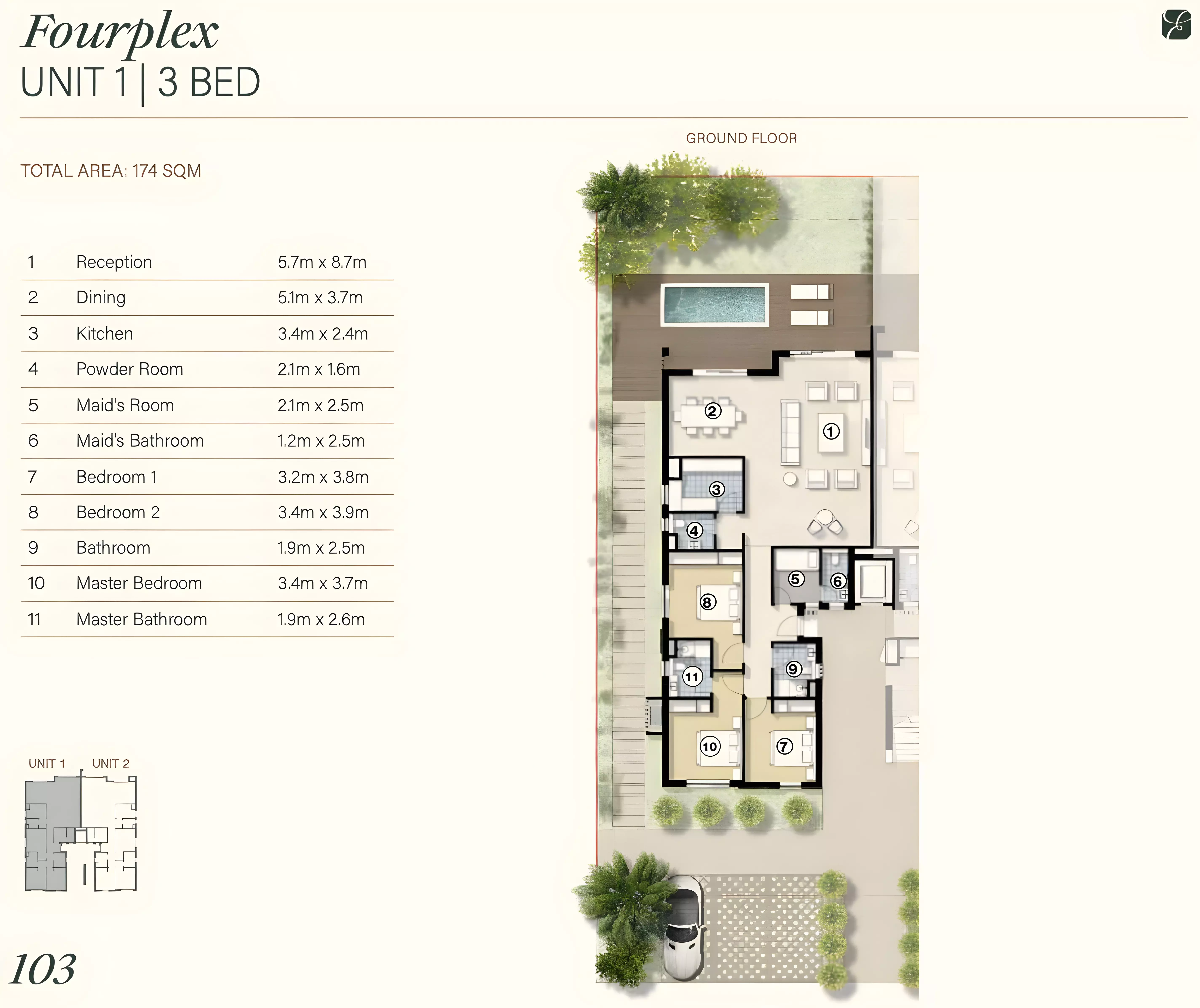 Unit floor plan image
