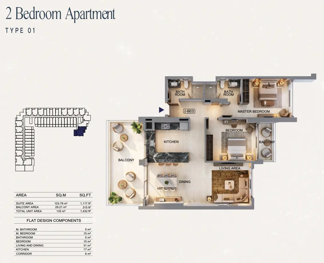 Unit floor plan image