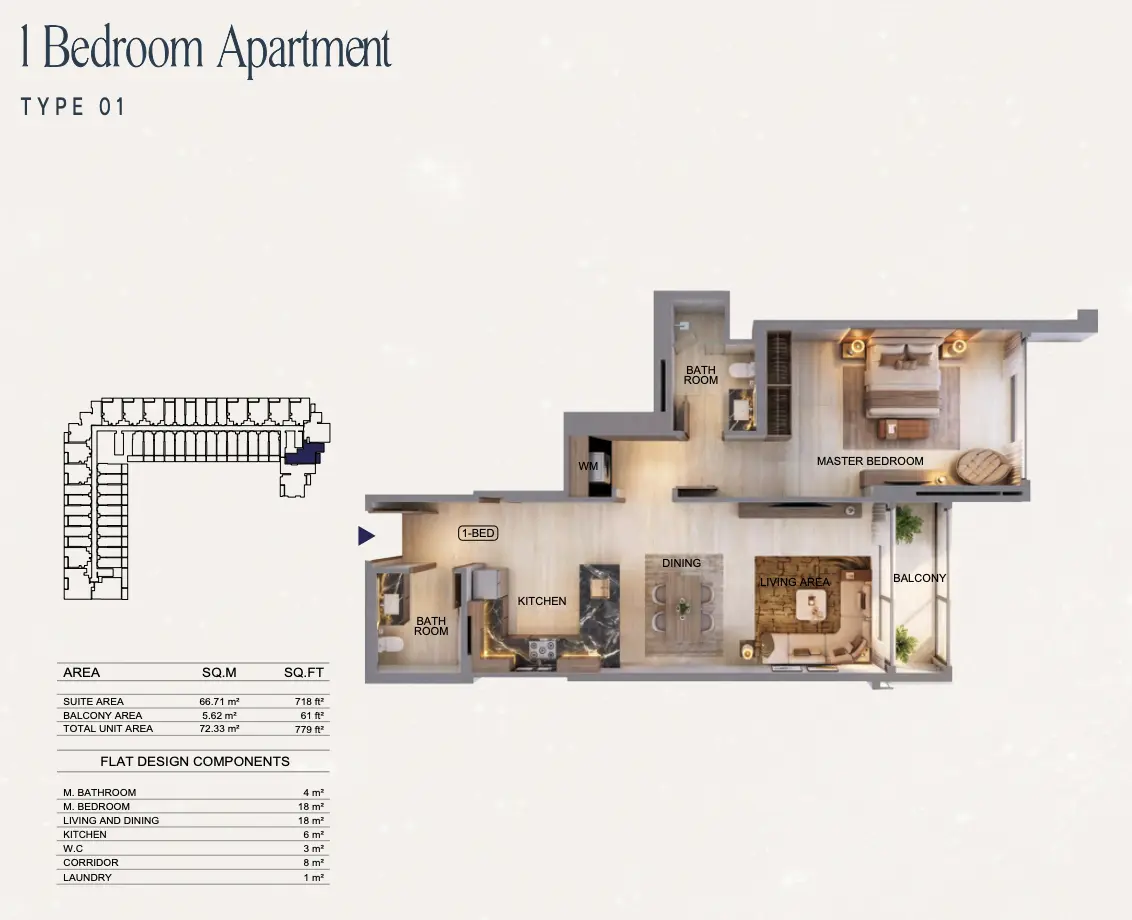 Unit floor plan image