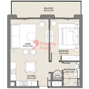 Jomana B8-Type A Level 5, 1 bed