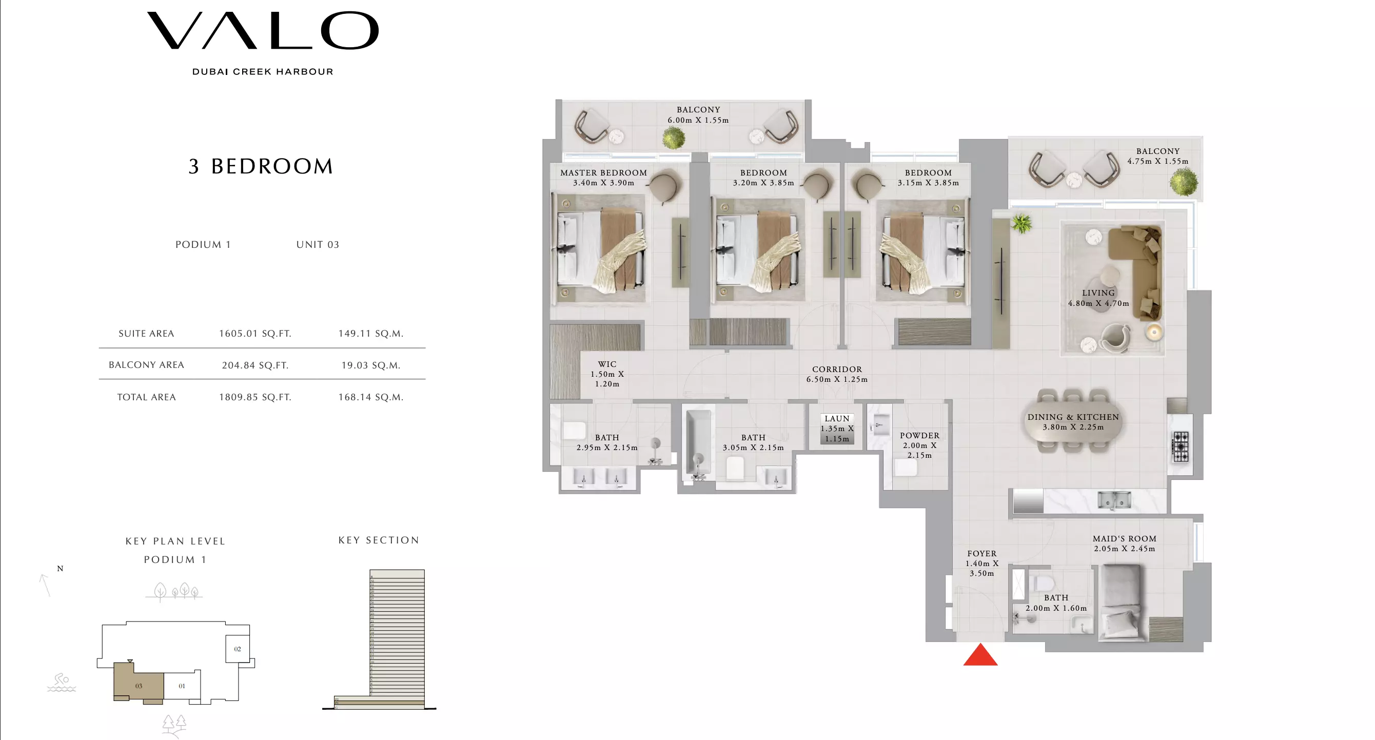 Unit floor plan image
