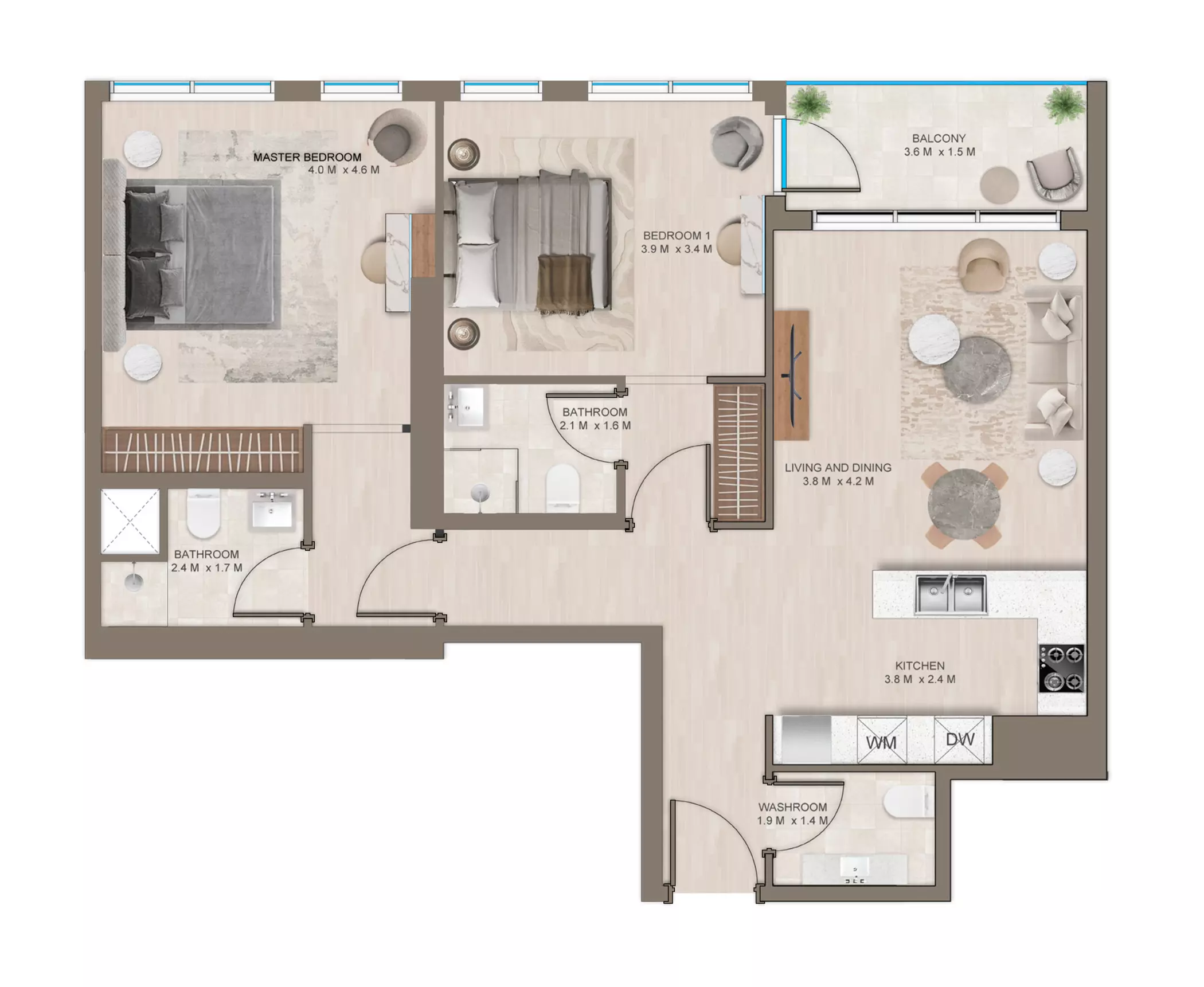 Unit floor plan image