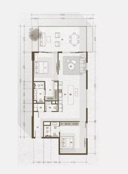 Unit floor plan image
