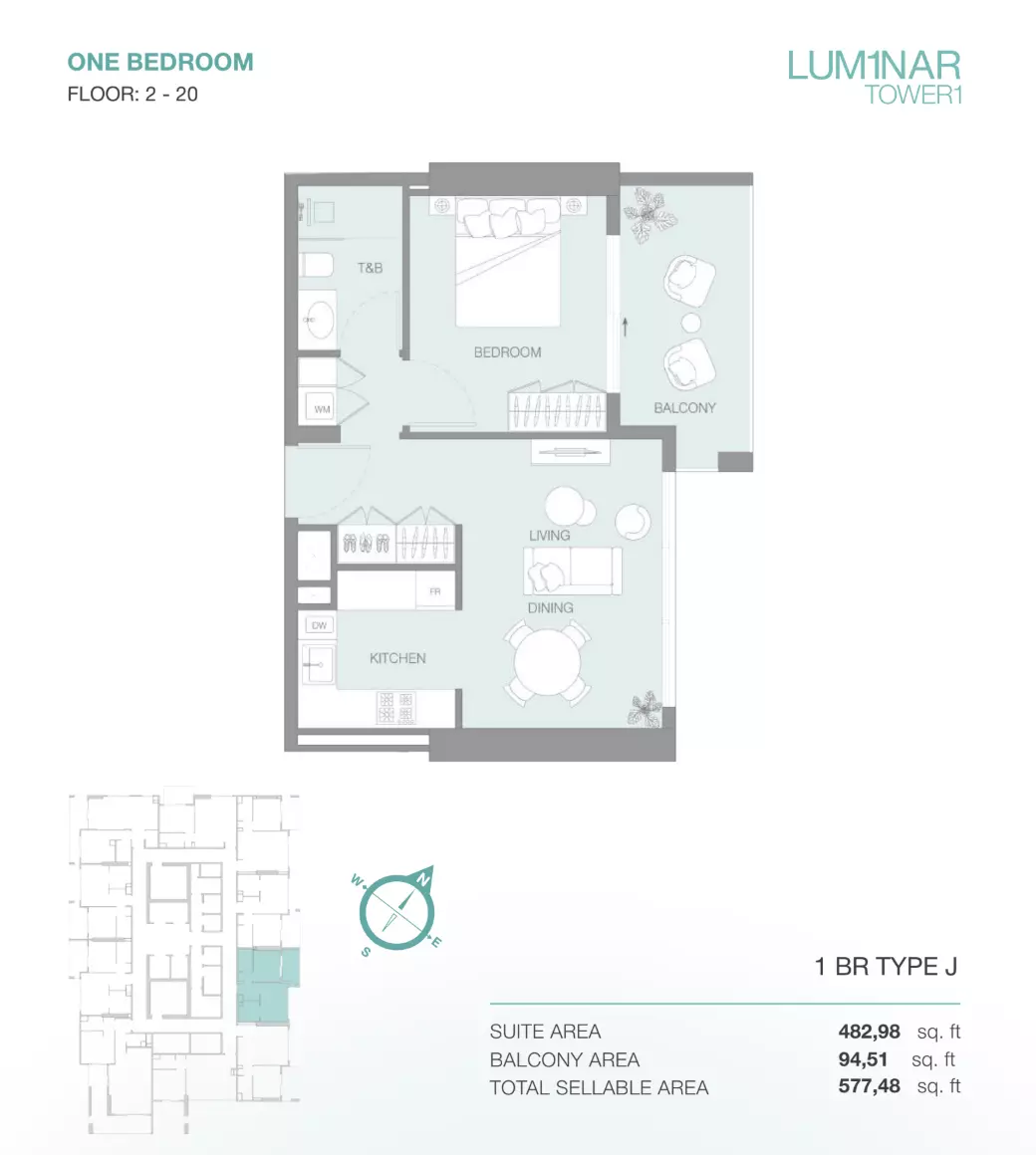 Unit floor plan image