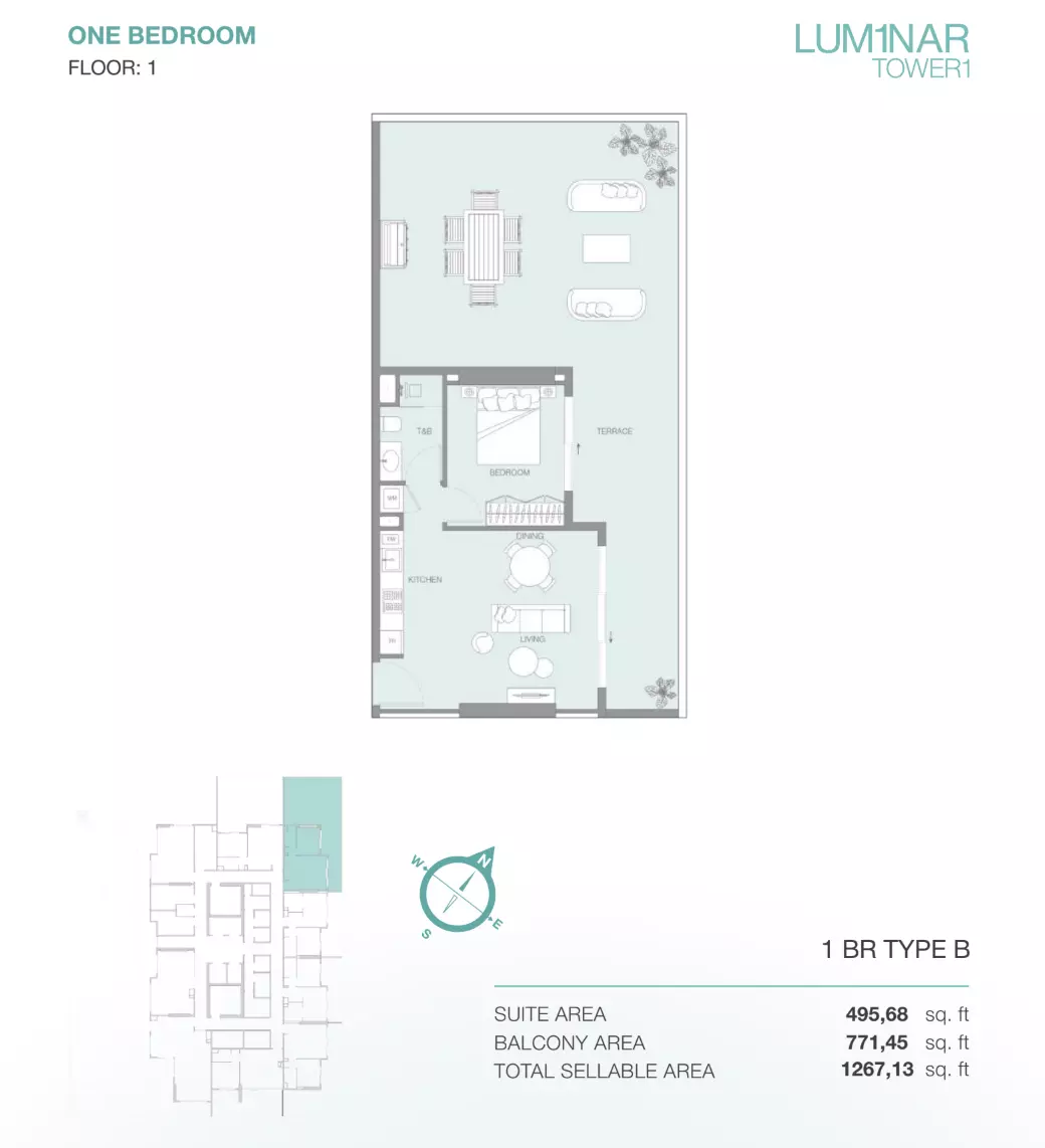 Unit floor plan image