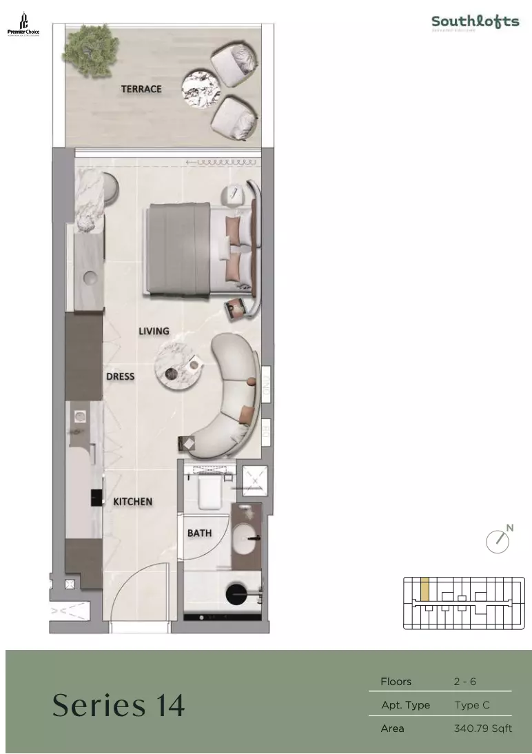 Unit floor plan image