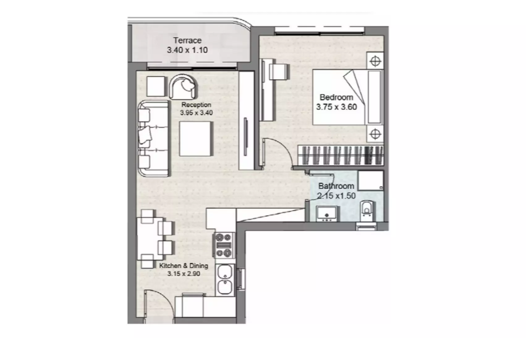 Unit floor plan image