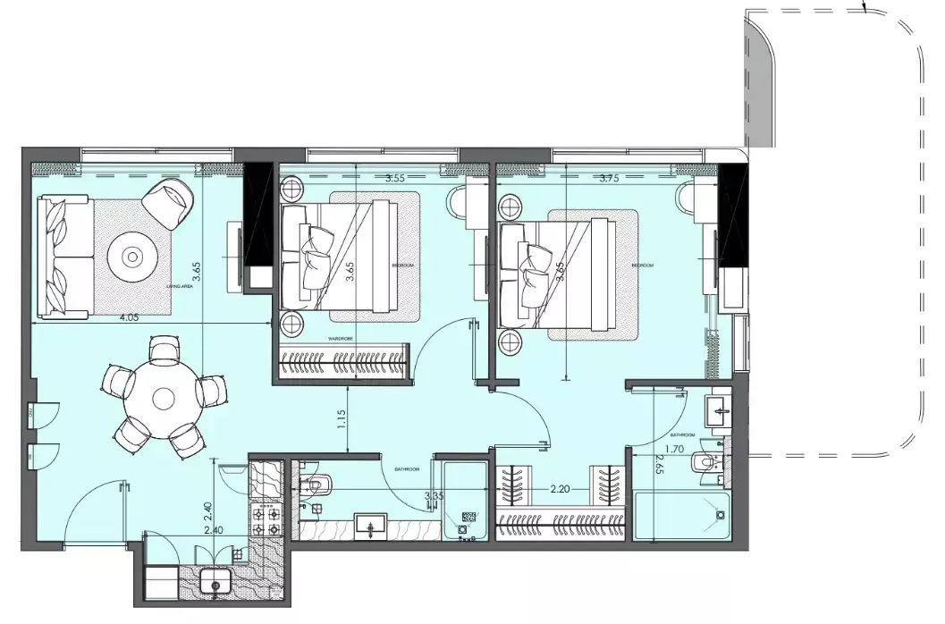 Unit floor plan image