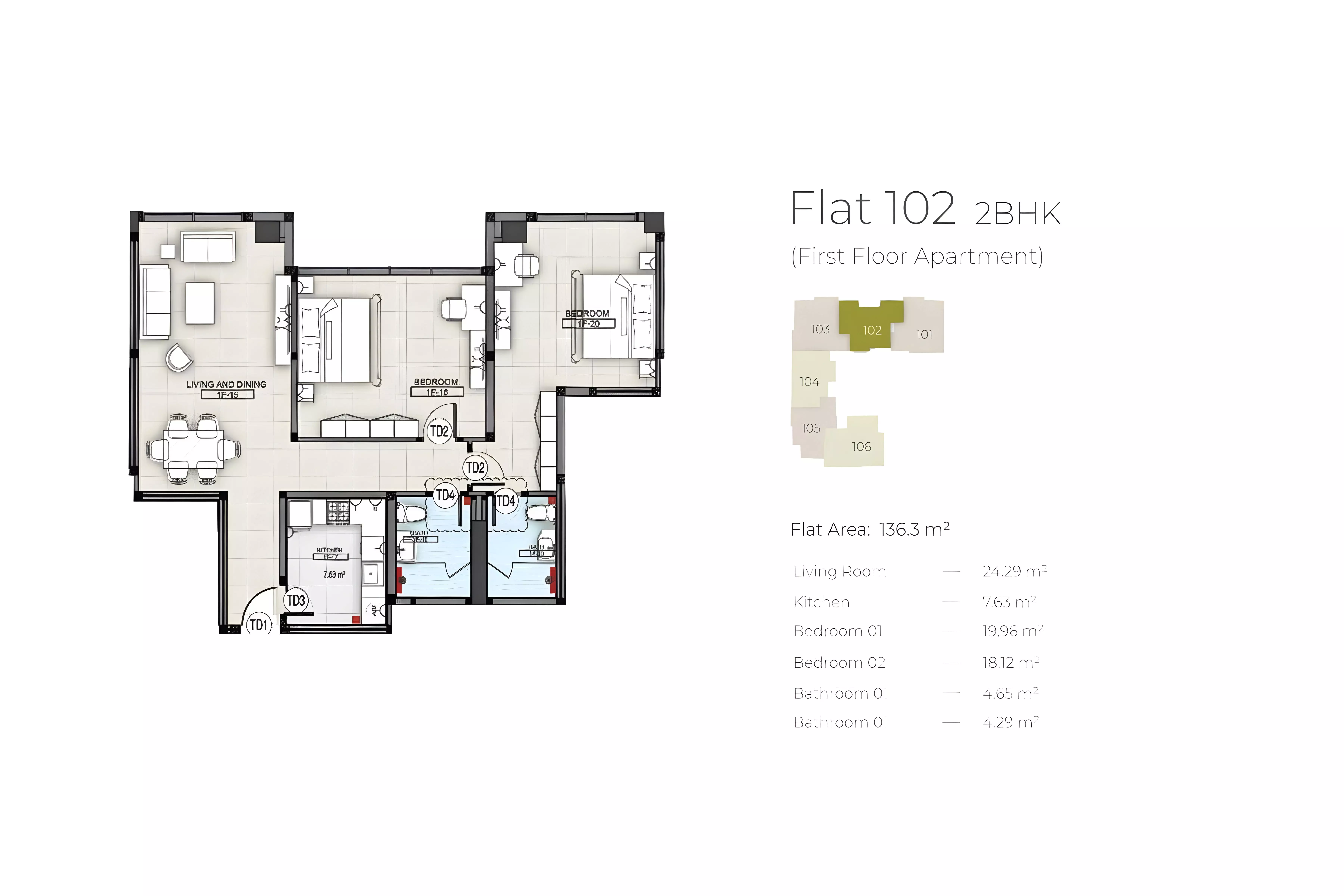 Unit floor plan image