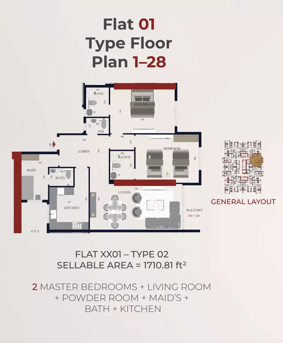 Unit floor plan image