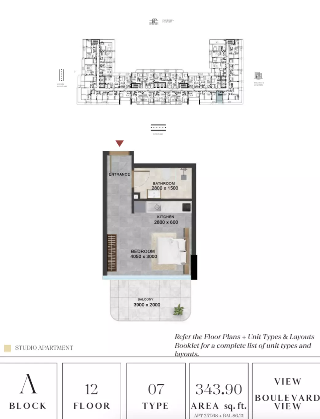 Unit floor plan image