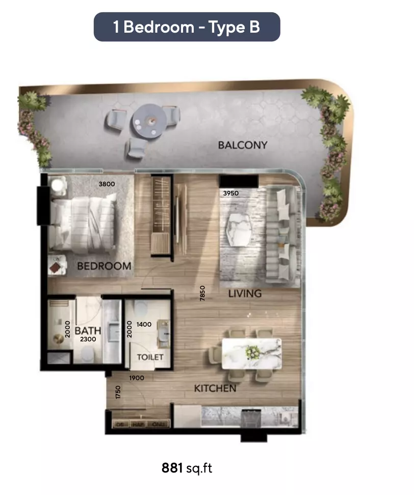 صورة مخطط ارضية الوحدة