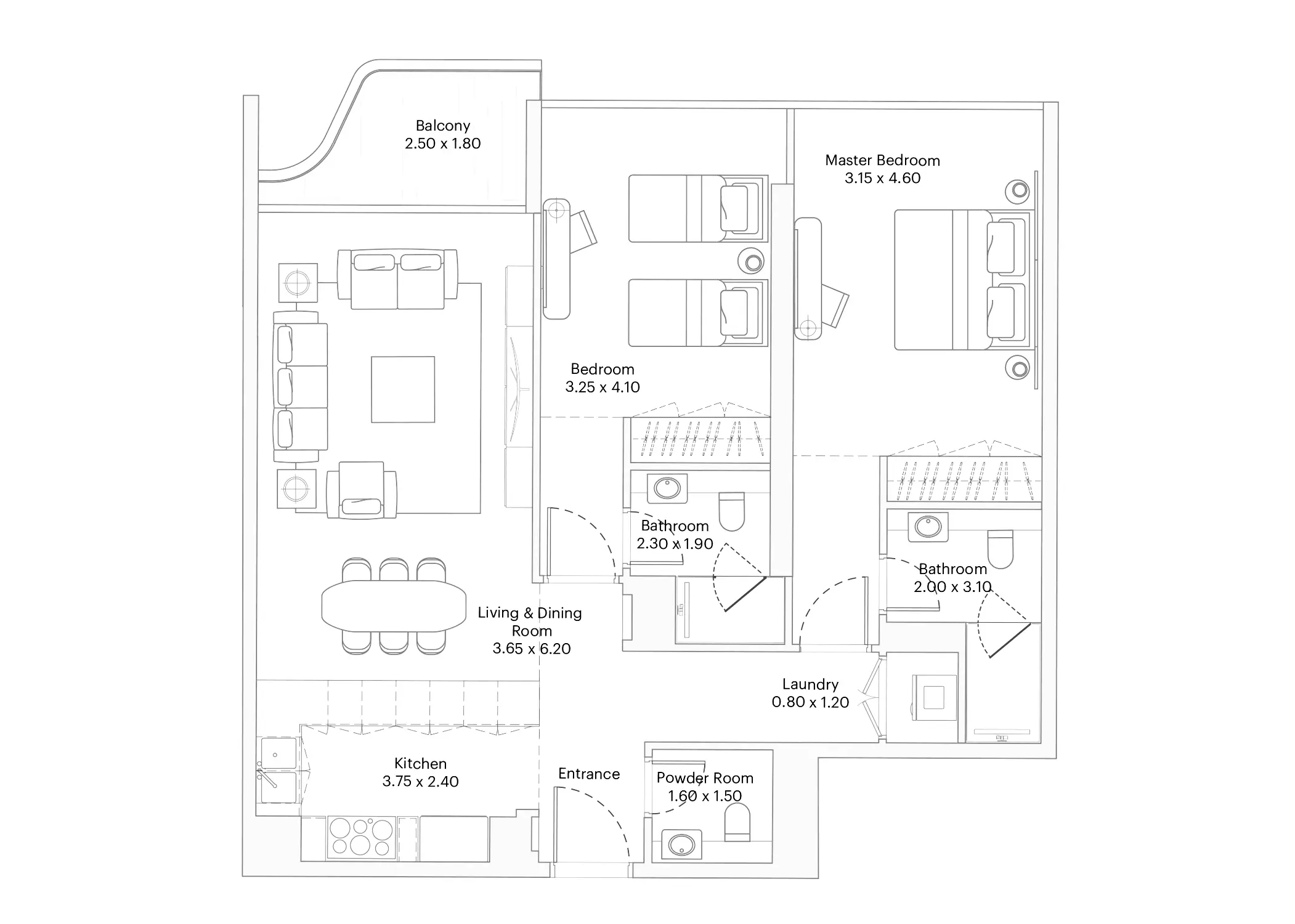 Unit floor plan image