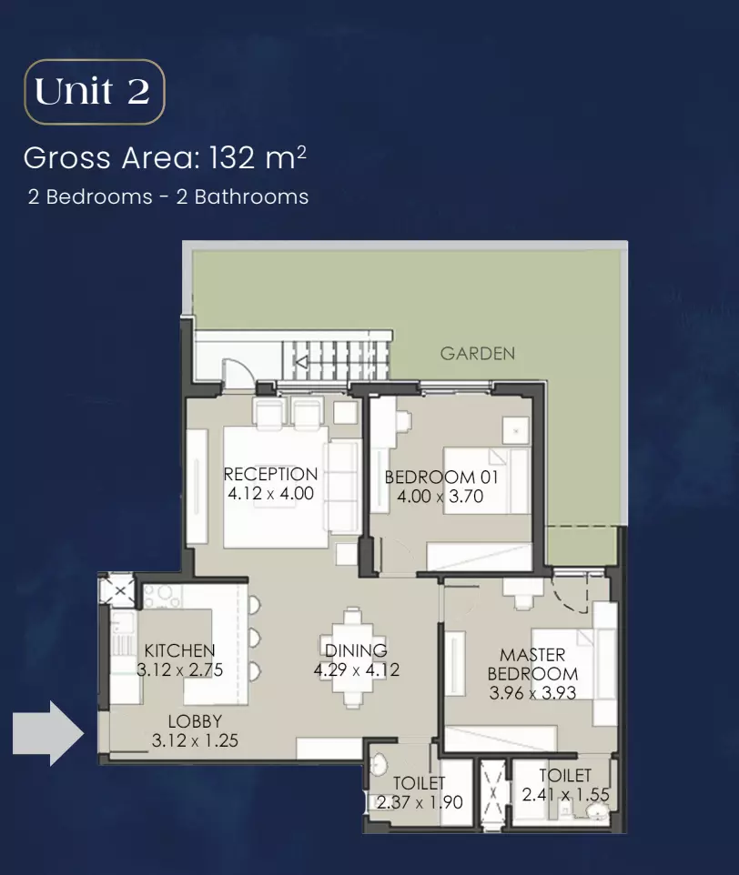 صورة مخطط ارضية الوحدة