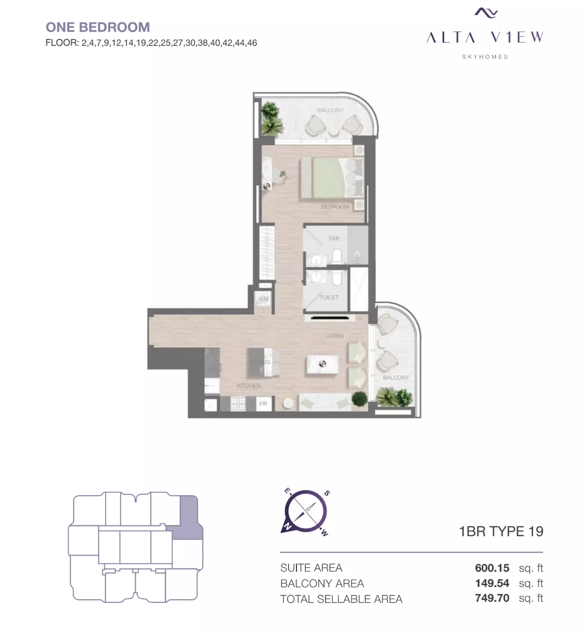 Unit floor plan image