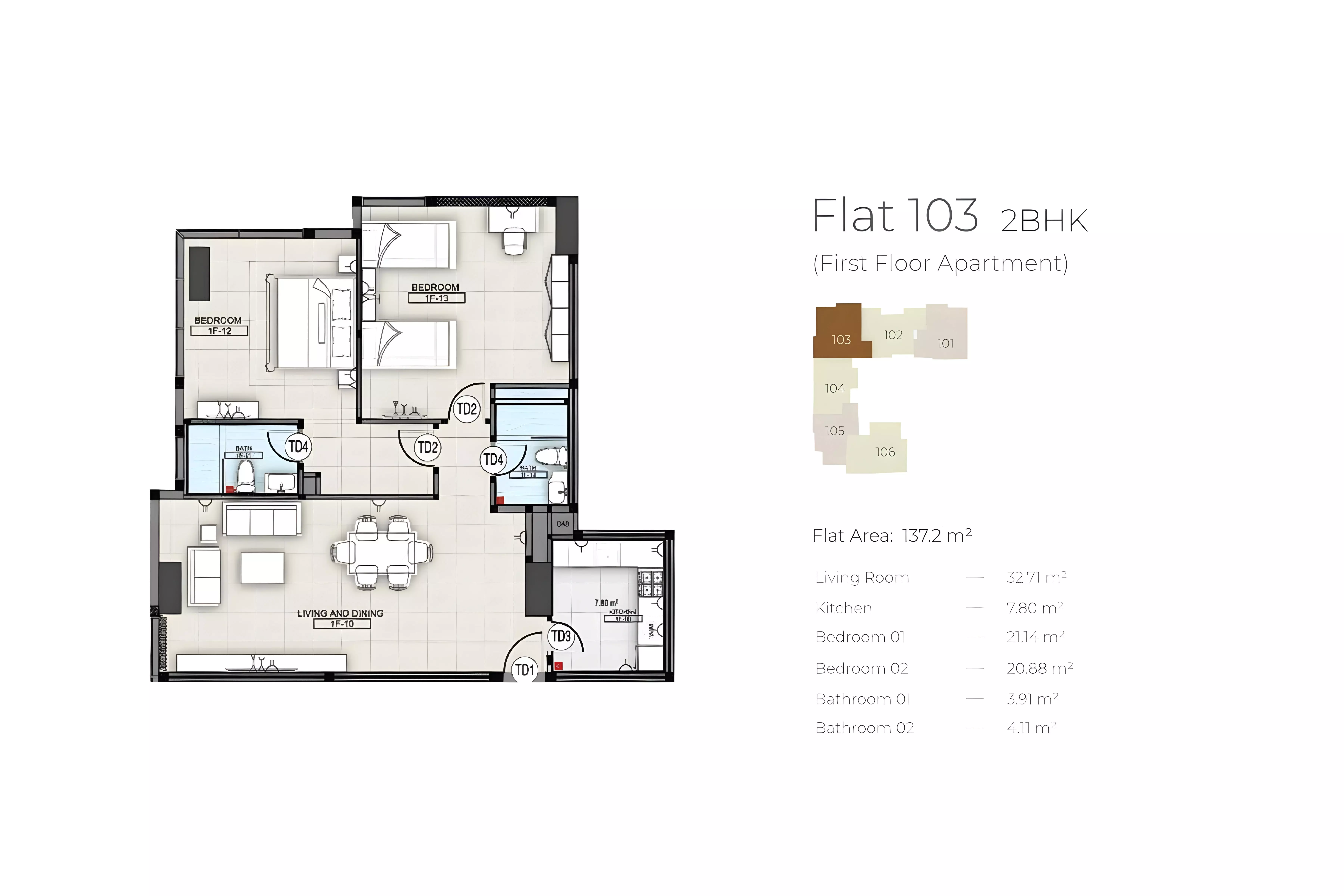 Unit floor plan image
