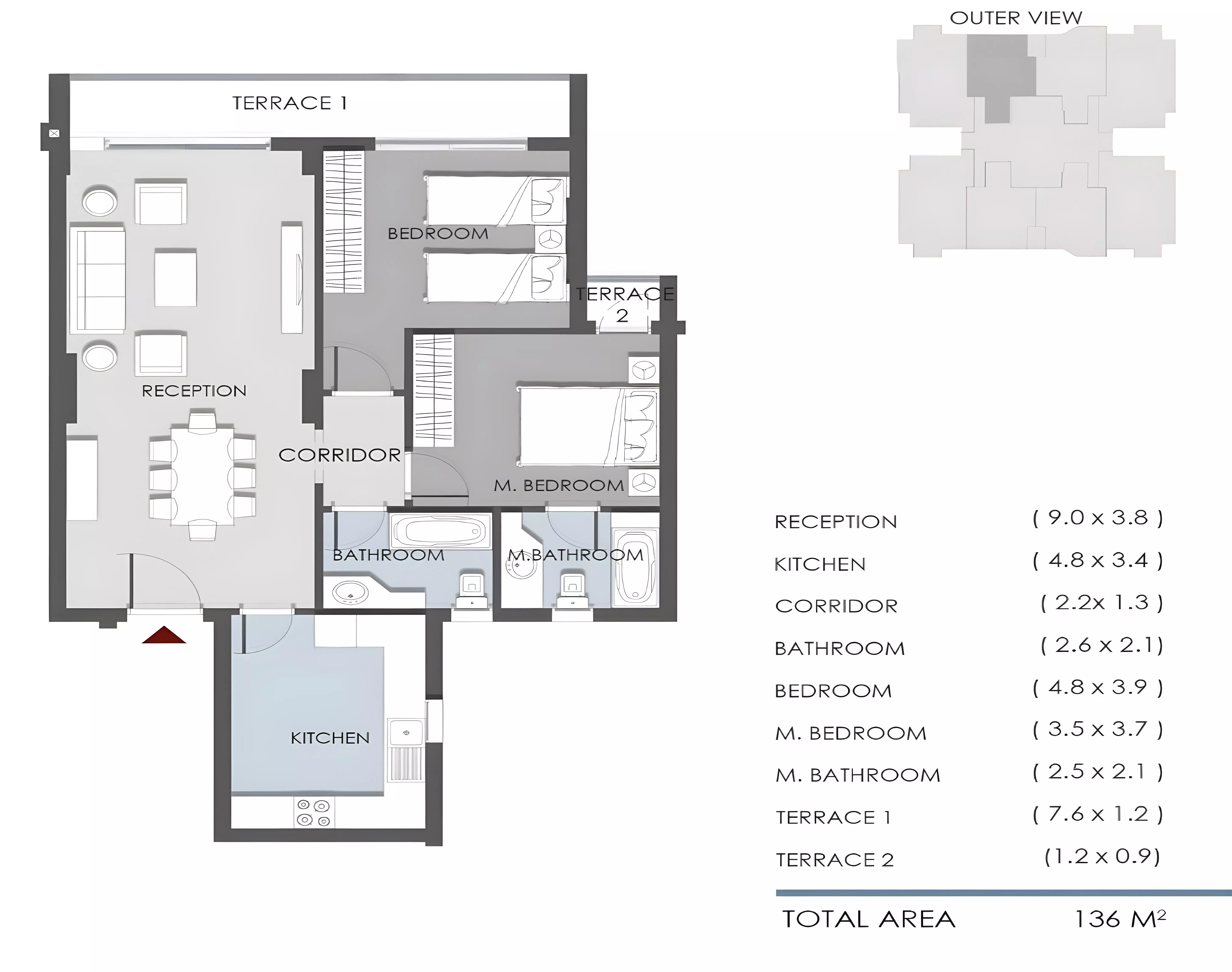 Unit floor plan image