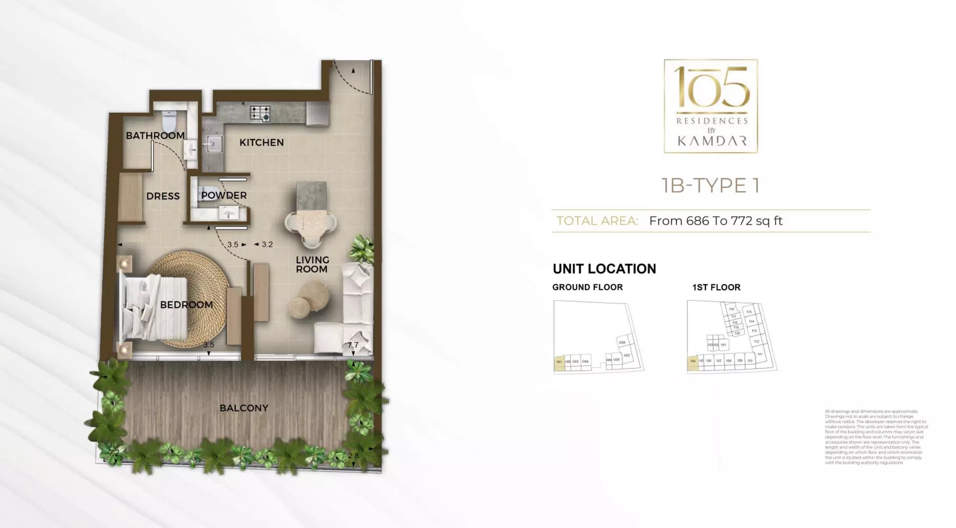 Unit floor plan image