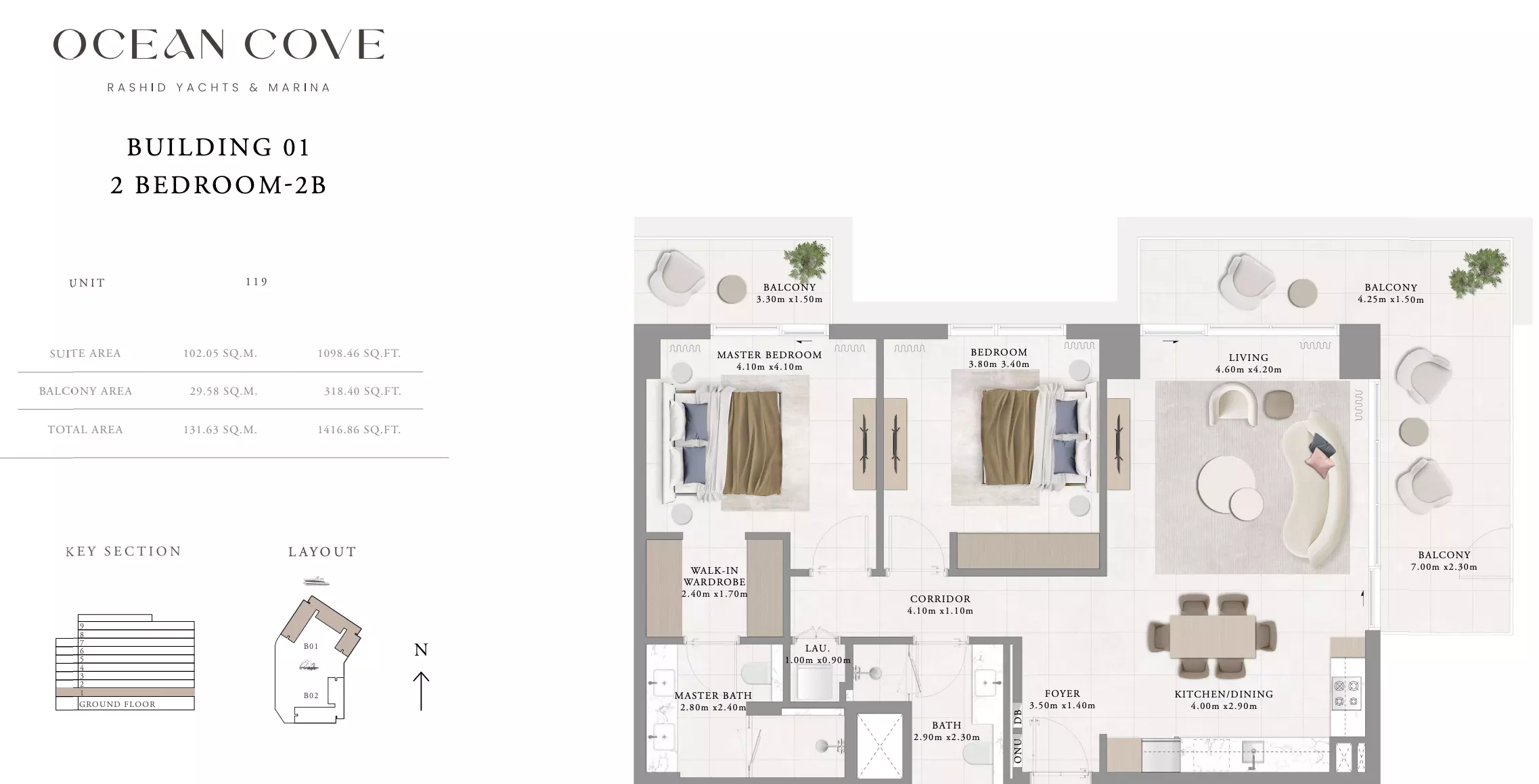 Unit floor plan image