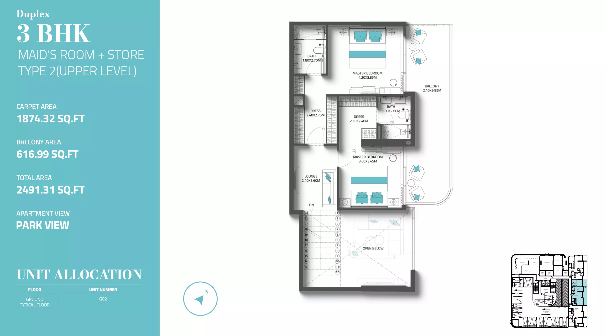 Unit floor plan image