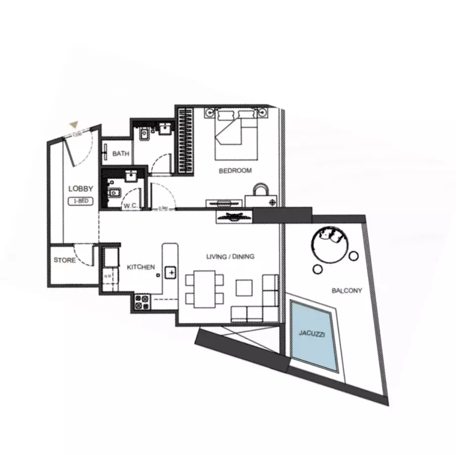 Unit floor plan image