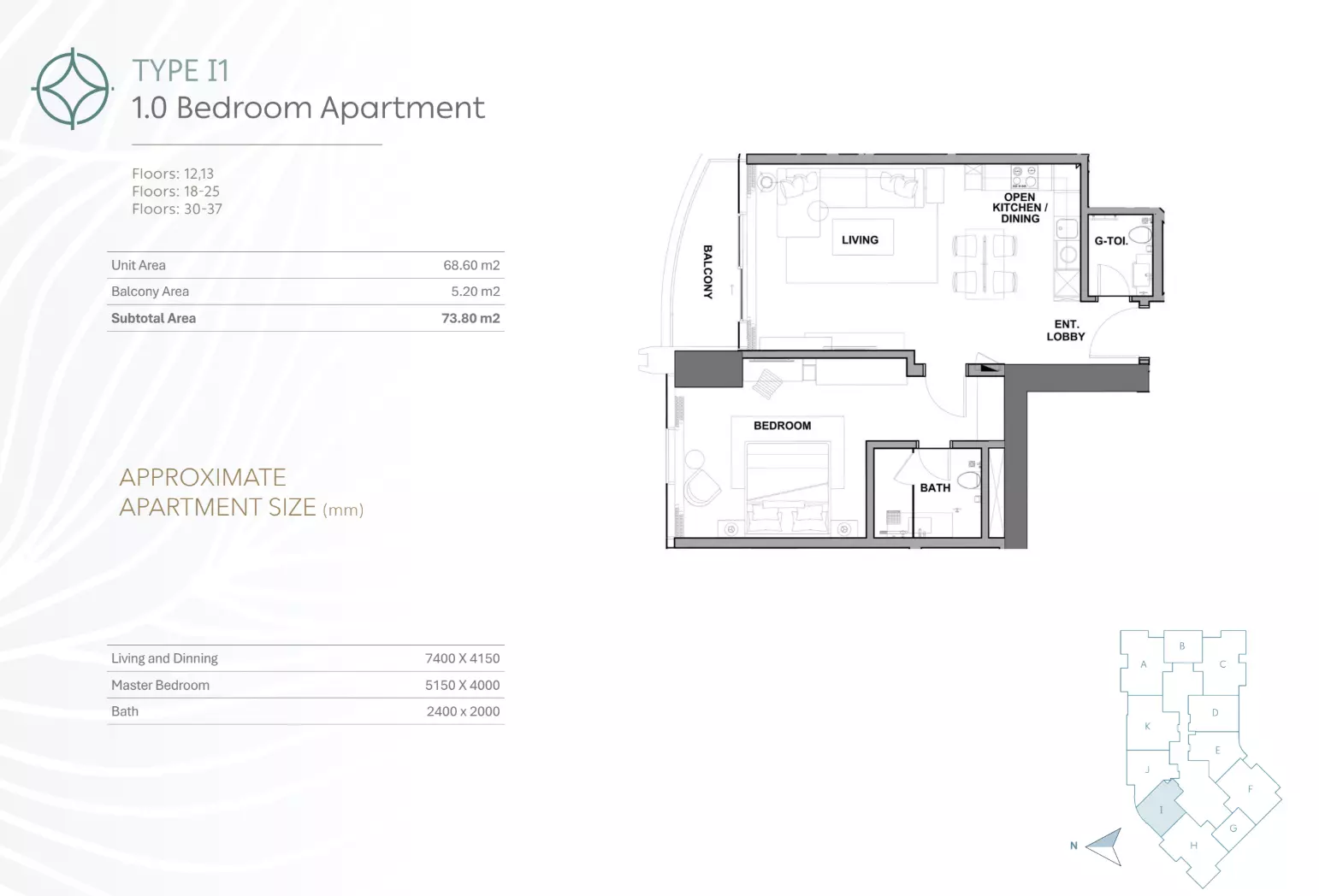 Unit floor plan image